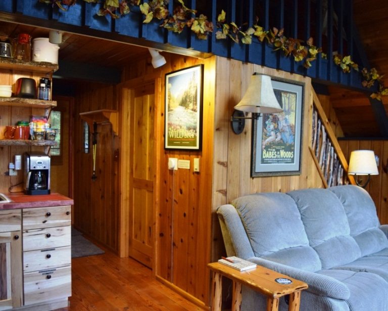 interior Washington vacation cabin